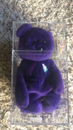 Ty 1997 1st Edition Princess Diana beanie baby PVC pellets Made in Indonesia