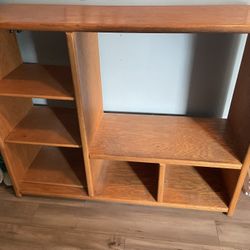 FREE Oak Entertainment Center And End Tables