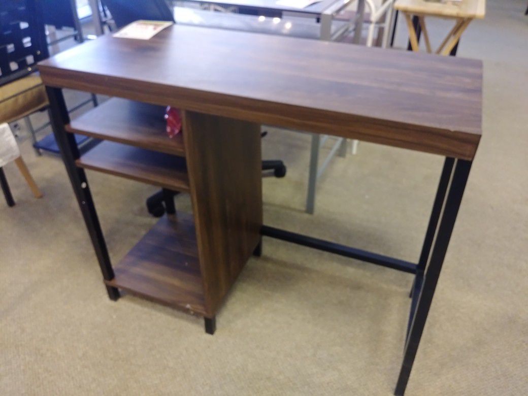 Wood & Metal Desk