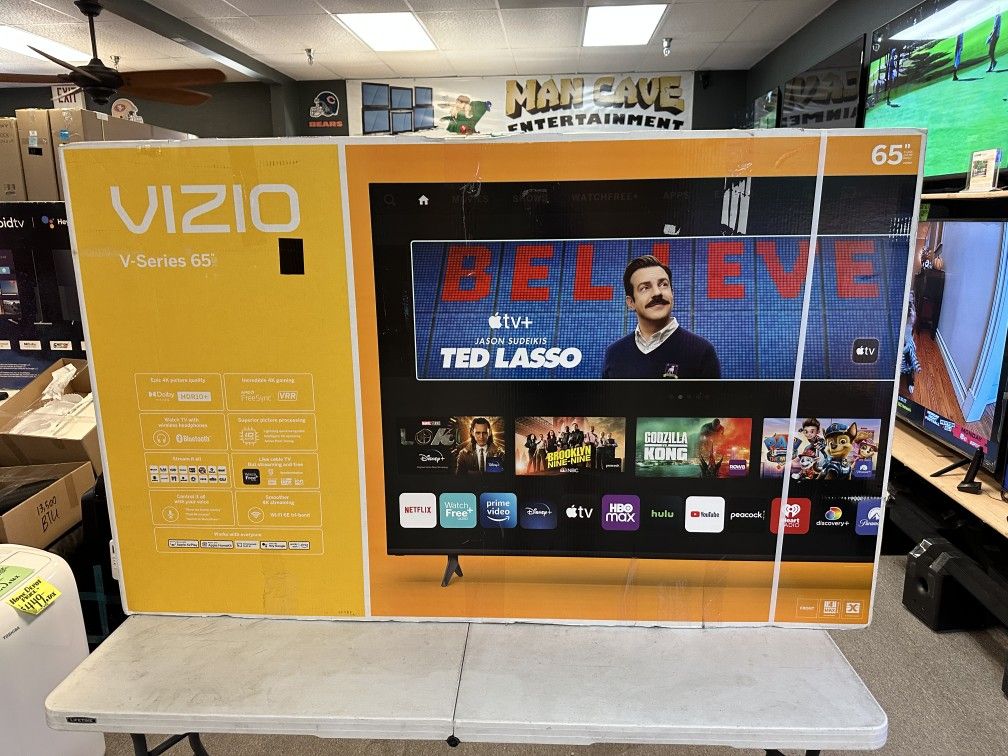 VIZIO 65 INCH UHD TV'S AVAIL 6-28 - DOLBY VISION BLUETOOTH VOICE SEARCH W/WARRANTY - PAYMENT OPTIONS
