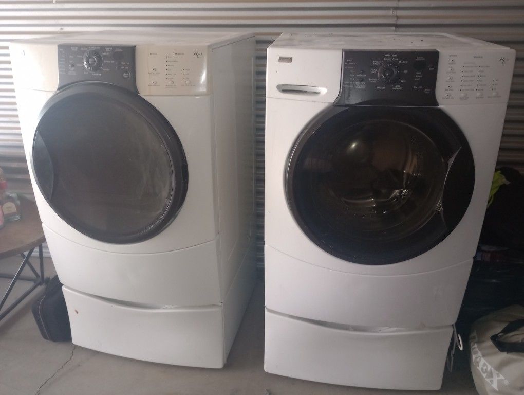 Kenmore Elite HE Front Loader Washer And Dryer, Gas Dryer 