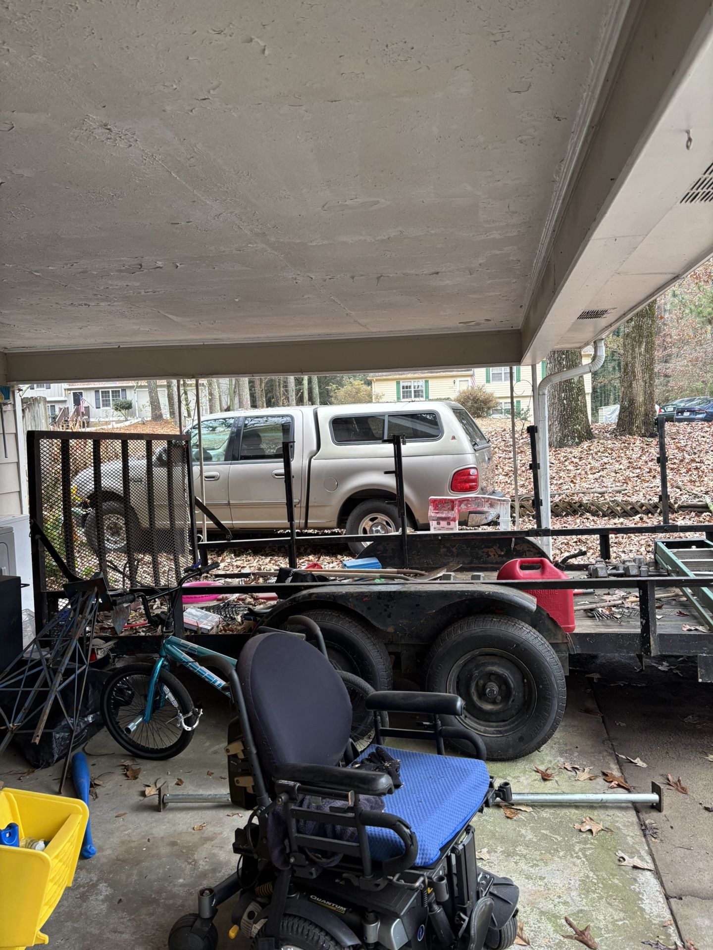 16 foot Landscape trailer dual axle