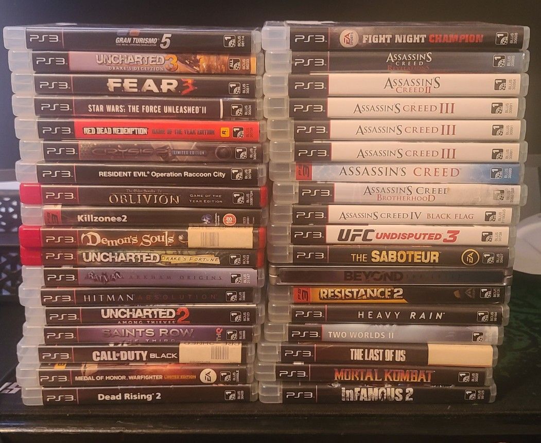 PS3 video Game Lot