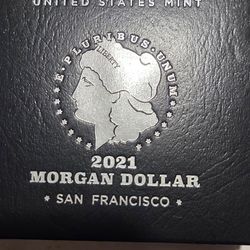2021 S. Morgan Silver dollar