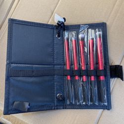 Enhancing Eye Brush Set, Makeup Brushes For Liquid, Cream & Powder Eyeshadow & Eye Liner Application (5-Piece Set)
