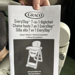 Graco 7 In One Highchair System. 