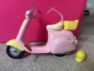 barbie motercycle & hat