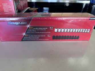Snap-on Snap-On 10 pcs and 13 pcs Metric Shallow Impact Socket Set