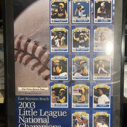 Little League National Champions 2003 Boynton Beach Poster