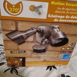 Motion Security Light. Open Box But Never Used