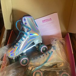 New and Gorgeous Impala Women Girls Quad Roller Skates 6 