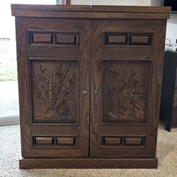 Near perfect condition, antique bar cabinet