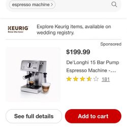 Delonghi Espresso And Cappuccino 