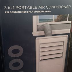 GE 3 In 1 Portable Air Conditioner and Dehumidifier 