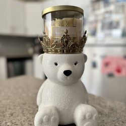 Bathand Body Works Bear 3 wick Candle Holder