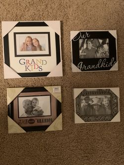 NEW 4X6 Grandkids photo frames - $5 each
