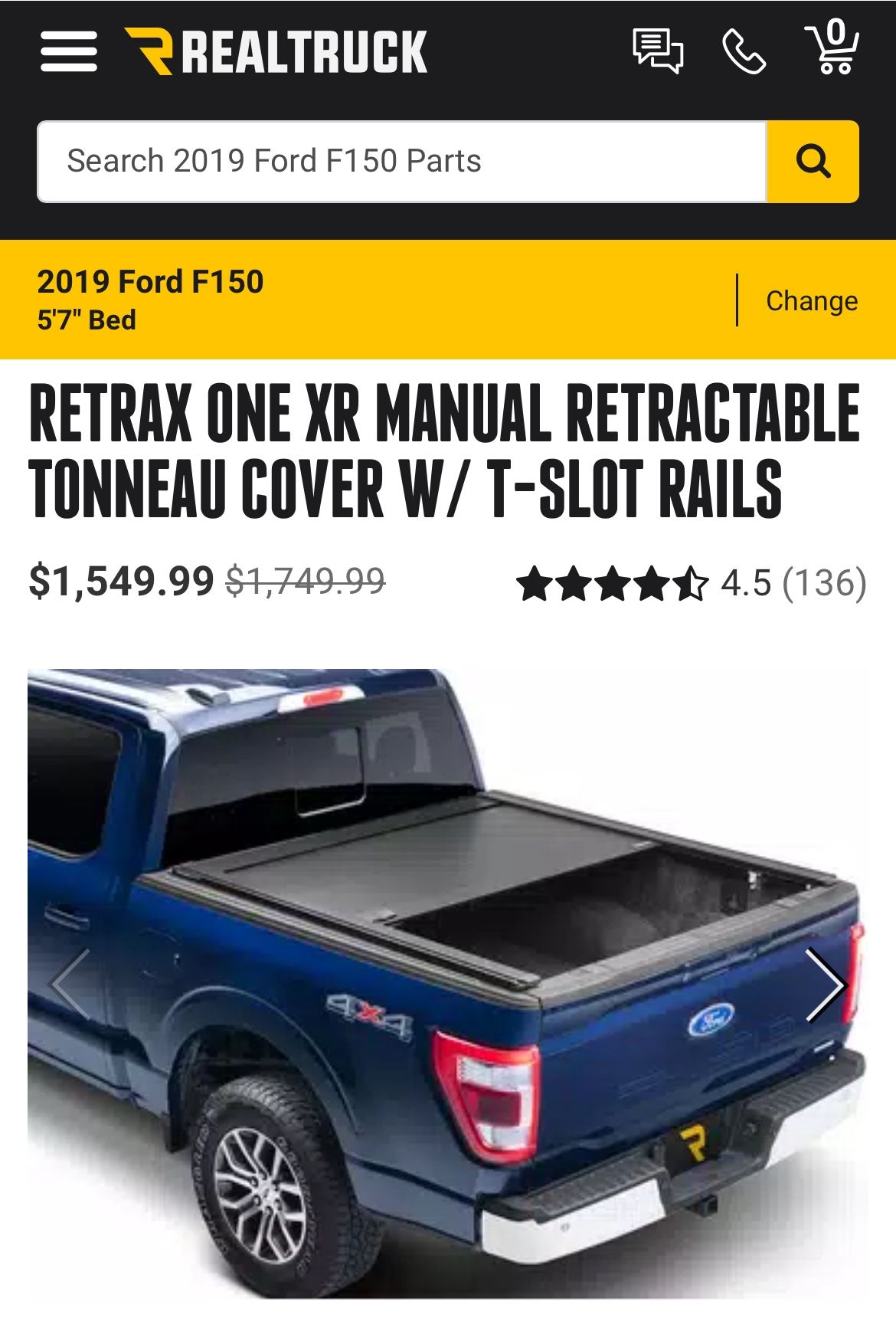 Retrax XR Tonneau Cover