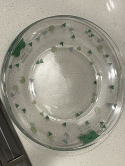 Decorative Glass Plate 2pc