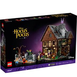 21341 Disney Hocus Pocus  the Sanderson's Sister's Cottages Legos Lego New