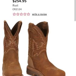 JUSTIN Men Work Boots