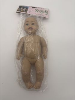 *Williamsfield and Higley* New Vintage Heavy Plastic Craft Doll  Moving Arms & Legs