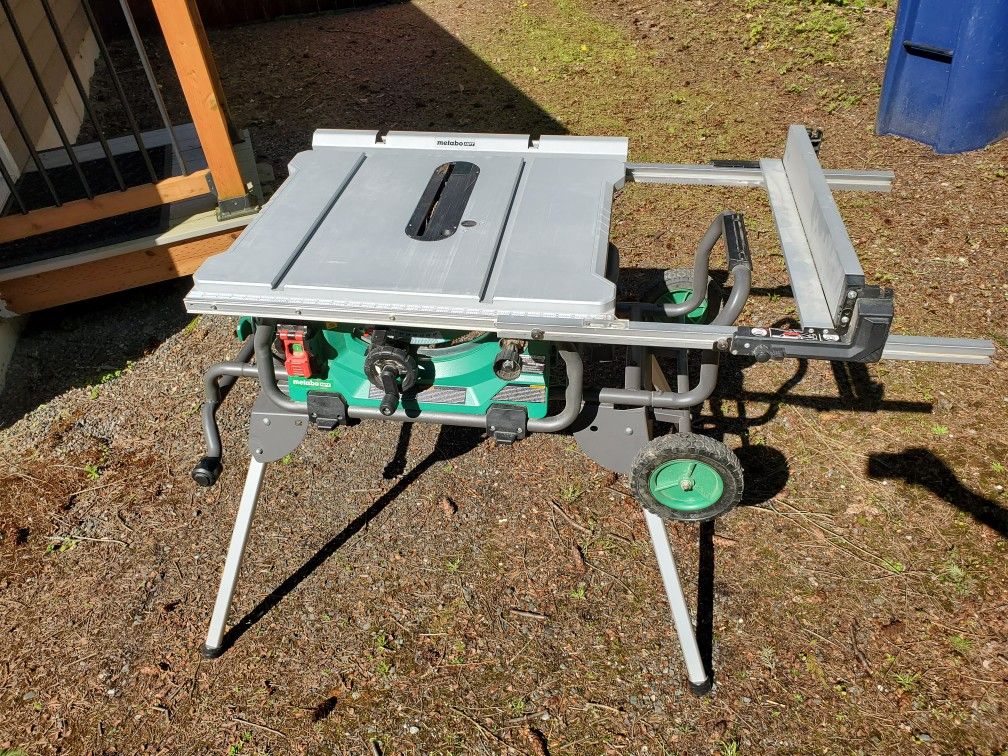 Metabo Folding Jobsite 10Inch Table Saw