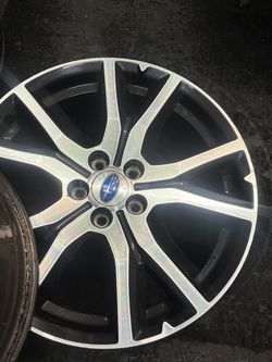 Set of rims 17 inch for Corolla/ Prius and original for Subaru Impreza