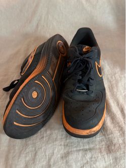 Nike Lunar Force 1 Shoes Mens Size 14 Black Orange Galaxy Swoosh Air $25