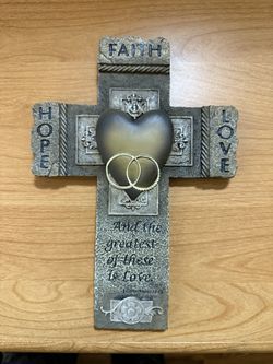 Faith Hope Love Cross
