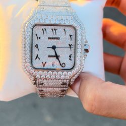 Bussdown Cartier Santos Arabic Dial