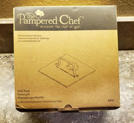 Pampered Chef Grill Press. Brand New