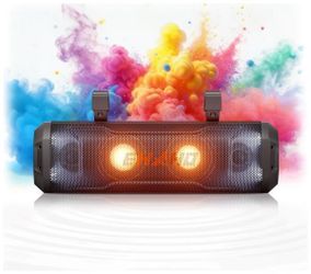 UTV Sound Bar Golf Cart Bluetooth Speaker with RGB Party Lights