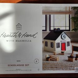 Wooden Schoolhouse Set By Hearth & Hand With Magnolia