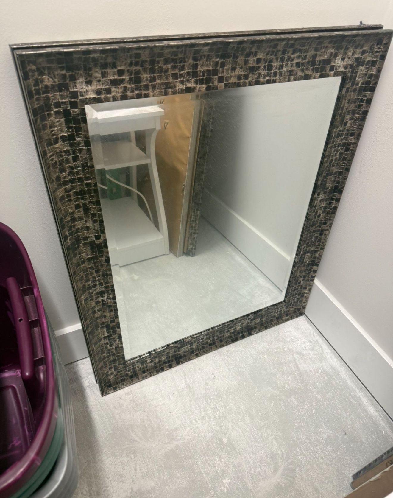 3 Black And Gray Trim Mirrors 