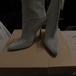 Steve Madden Rhinestone Ankle Boots