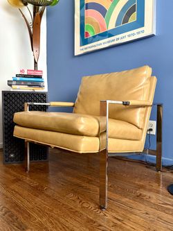 MCM Milo Baughman Camel Colori Lounge Chair