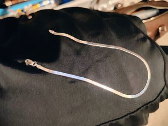 925 Sterling silver herringbone 9" chain