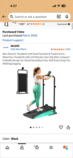 Non Electric Flywheel Treadmill