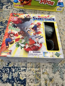 Super Mario Shaky Tower Board Game