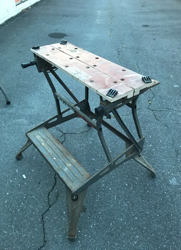 Vintage Black & Decker Workmate Dual Height 200 Portable Work Center and  Vise