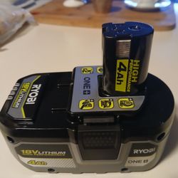 18v 4ah Lithium Ryobi Batt.