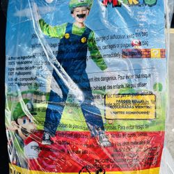 Súper Mario Luigi Kids Custome Size M (7-8)