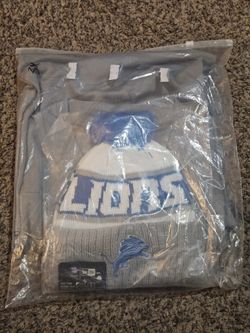 🏉NIKE NFL Detroit Lions 3XL  Jersey #20 B.S & Beanie 