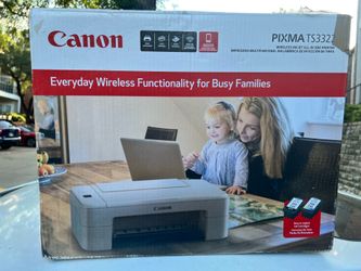 Canon PIXMA TS3322 Wireless All-In-One Printer - Barely Used (In Box)