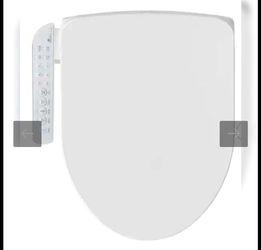 BIO BIDET  HD-7000 Electric Bidet Seat for Elongated Toilets in White with Fusion Heating Technology