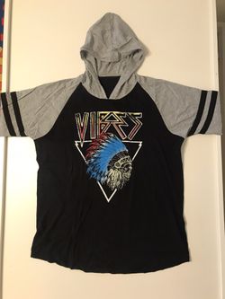 Take That Vibes Skull Native American Chief Graphic 3/4 Sleeve Hoodie 