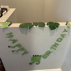 Dinosaur Birthday Decoration 