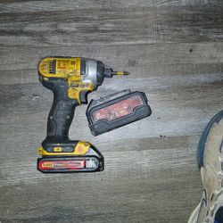 Dewalt Impact Drill & 2 Batteries 