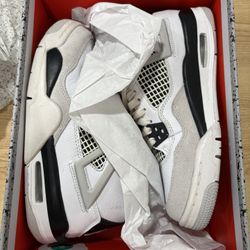 Air Jordan 4 Retro GS 'Military Black' Size 5Y - authenticated by eBay 