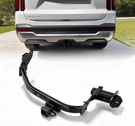 Class 3 Trailer Hitch 2-Inch Receiver for 2021-2026 Hyundai Santa Fe & 2021-2026 Kia Sorento, Tow Hitch Receiver for 21-26 Santa Fe & Sorento 2pcs Bla